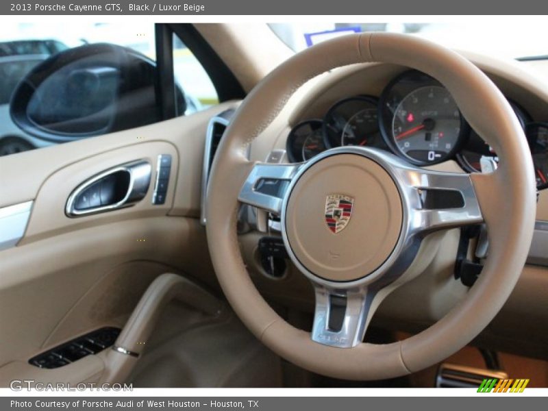 Black / Luxor Beige 2013 Porsche Cayenne GTS