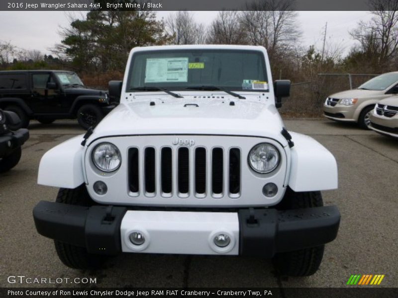 Bright White / Black 2016 Jeep Wrangler Sahara 4x4