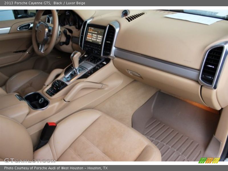 Black / Luxor Beige 2013 Porsche Cayenne GTS