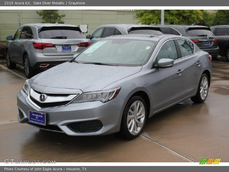 Slate Silver Metallic / Graystone 2016 Acura ILX