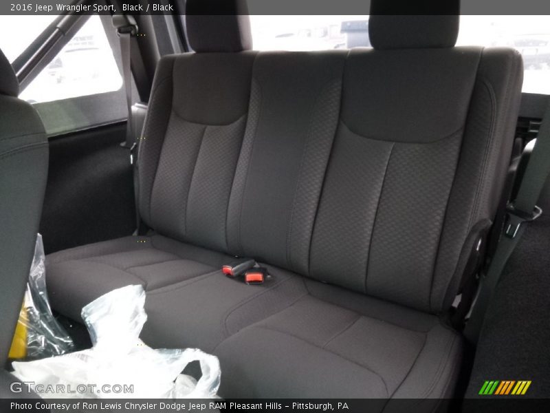 Black / Black 2016 Jeep Wrangler Sport