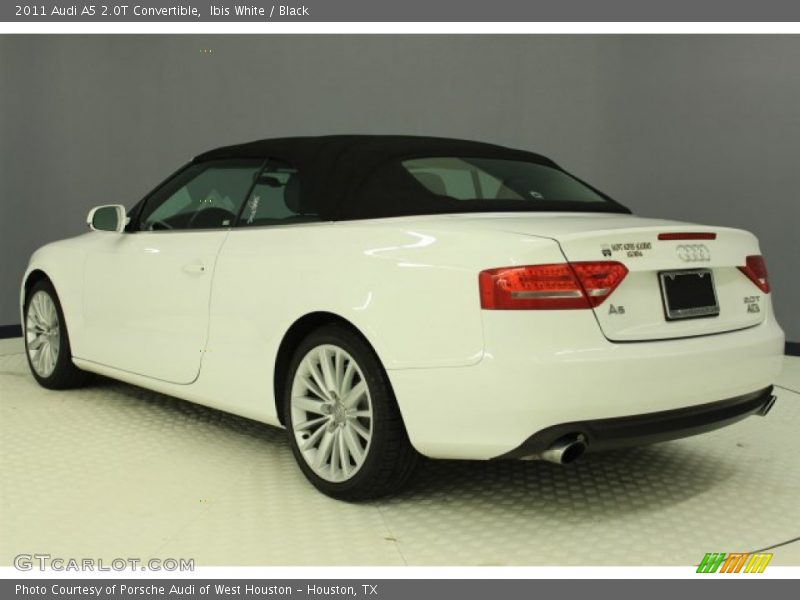 Ibis White / Black 2011 Audi A5 2.0T Convertible