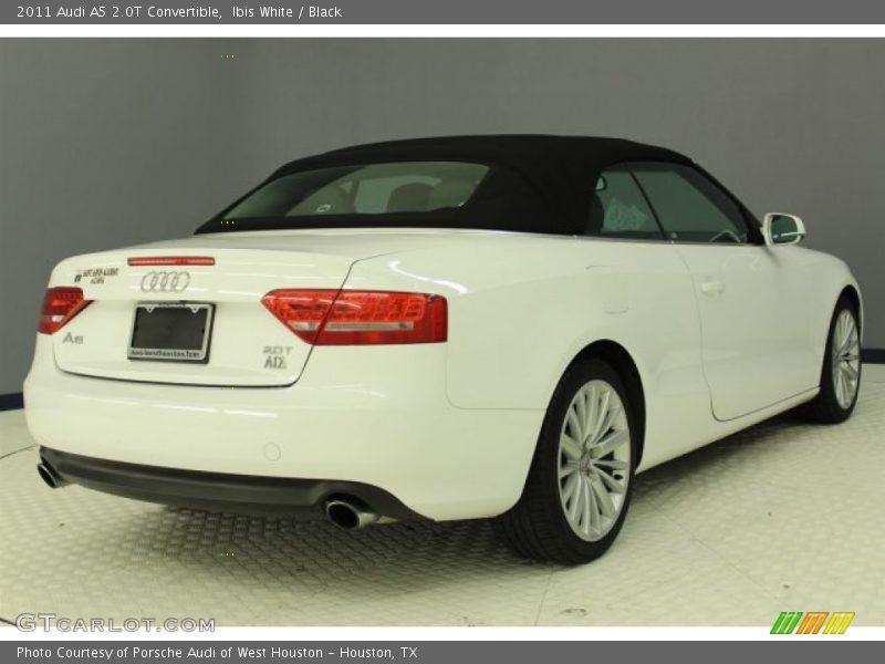 Ibis White / Black 2011 Audi A5 2.0T Convertible