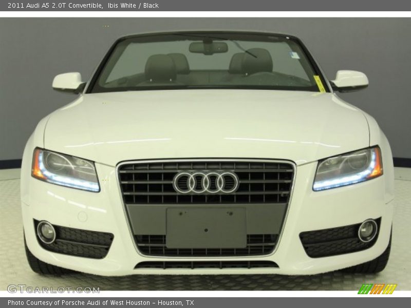 Ibis White / Black 2011 Audi A5 2.0T Convertible