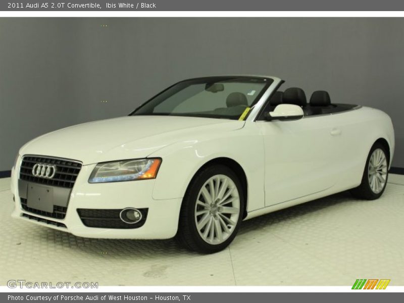 Ibis White / Black 2011 Audi A5 2.0T Convertible