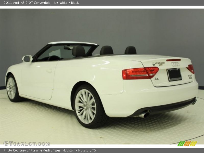 Ibis White / Black 2011 Audi A5 2.0T Convertible