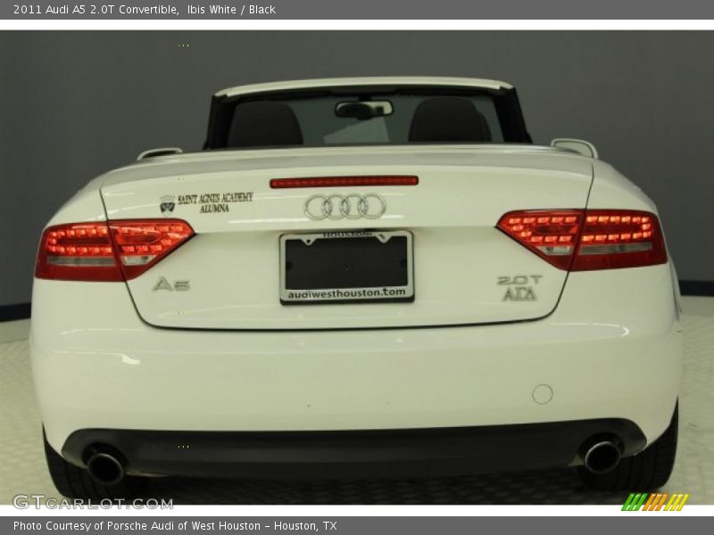 Ibis White / Black 2011 Audi A5 2.0T Convertible