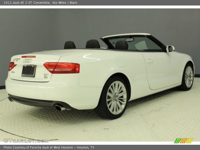 Ibis White / Black 2011 Audi A5 2.0T Convertible