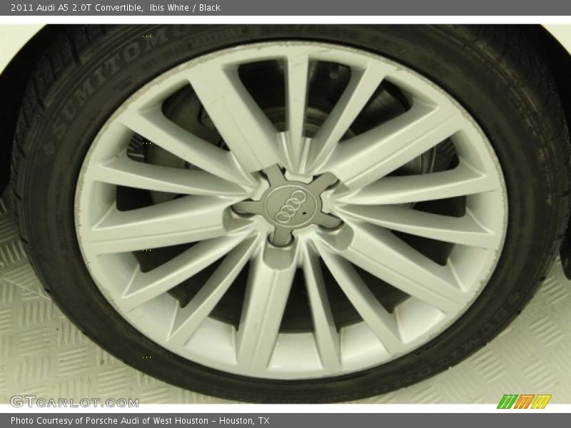 Ibis White / Black 2011 Audi A5 2.0T Convertible