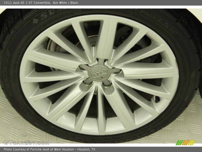 Ibis White / Black 2011 Audi A5 2.0T Convertible