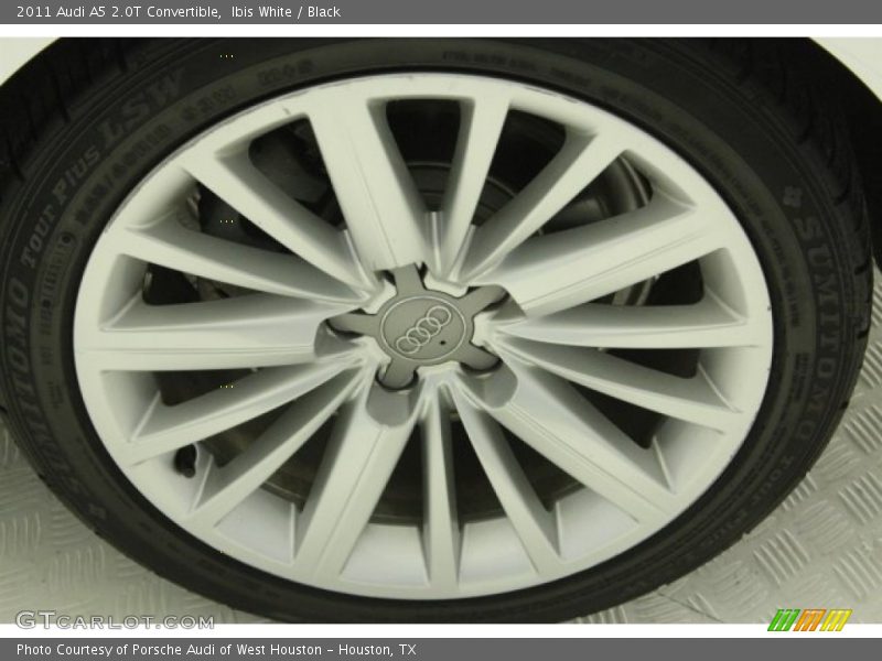 Ibis White / Black 2011 Audi A5 2.0T Convertible