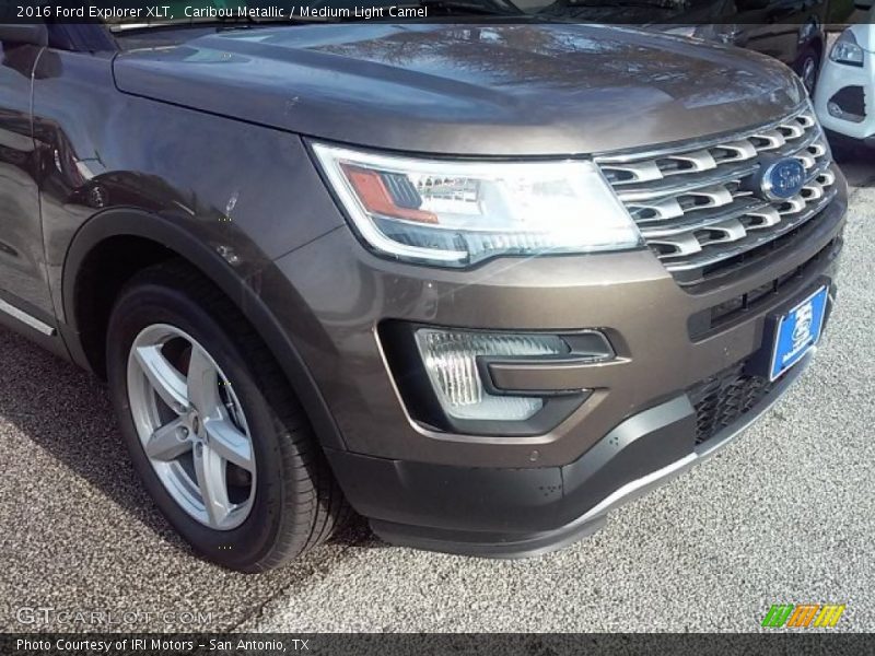 Caribou Metallic / Medium Light Camel 2016 Ford Explorer XLT