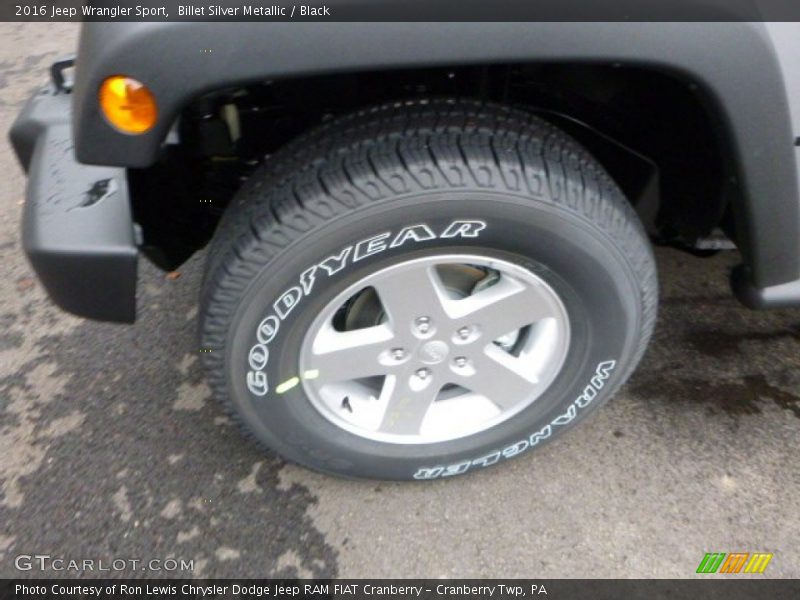 Billet Silver Metallic / Black 2016 Jeep Wrangler Sport