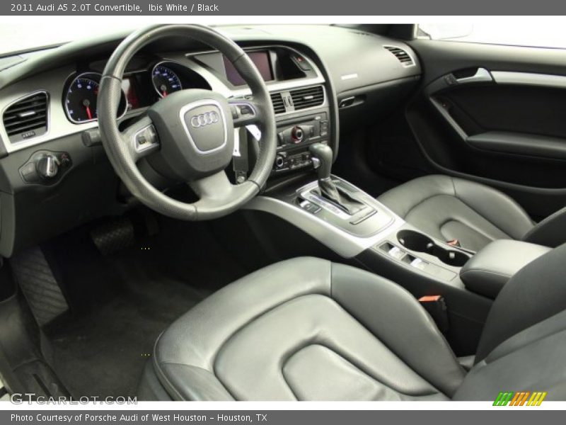 Ibis White / Black 2011 Audi A5 2.0T Convertible