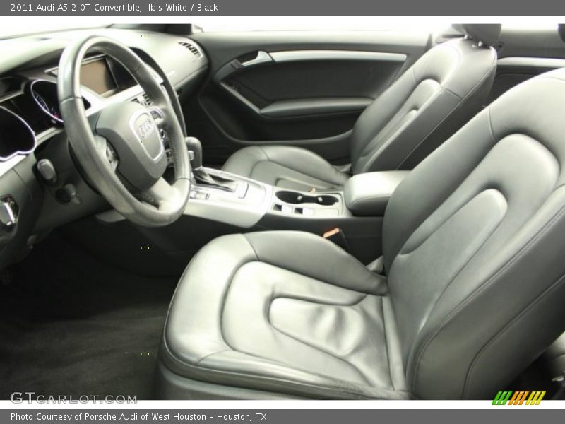 Ibis White / Black 2011 Audi A5 2.0T Convertible