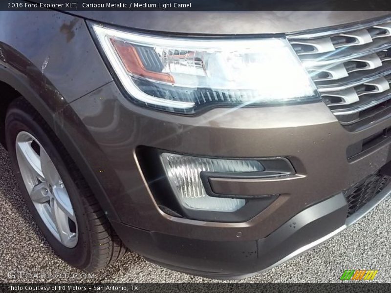 Caribou Metallic / Medium Light Camel 2016 Ford Explorer XLT