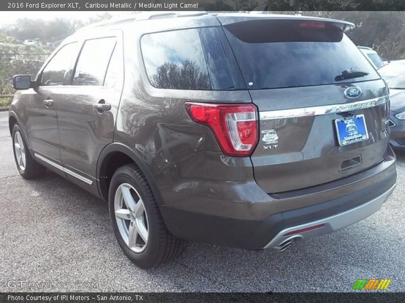 Caribou Metallic / Medium Light Camel 2016 Ford Explorer XLT