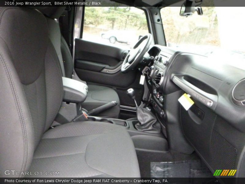 Billet Silver Metallic / Black 2016 Jeep Wrangler Sport