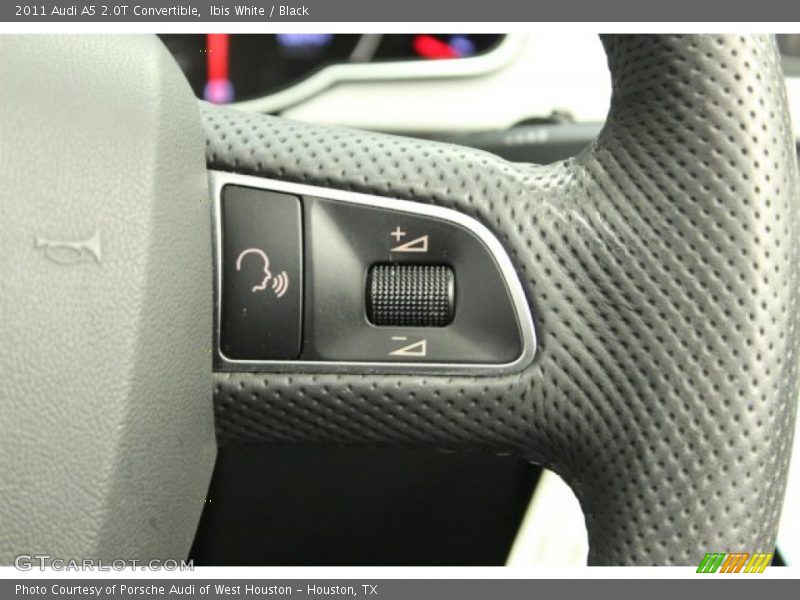 Ibis White / Black 2011 Audi A5 2.0T Convertible
