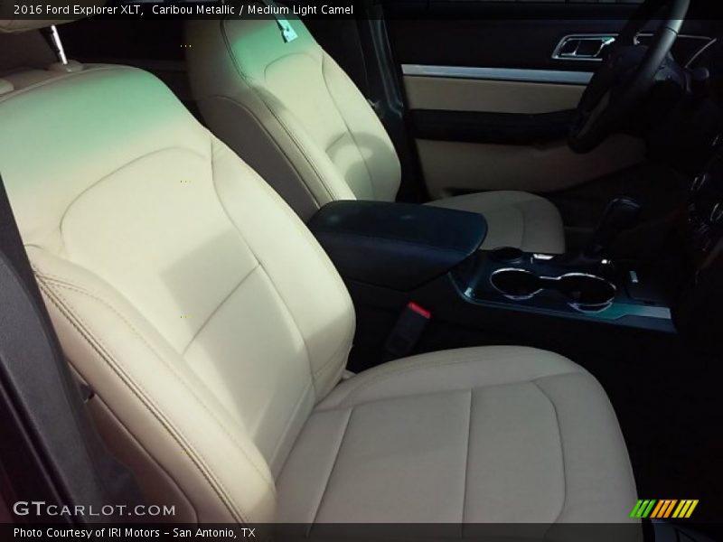 Caribou Metallic / Medium Light Camel 2016 Ford Explorer XLT