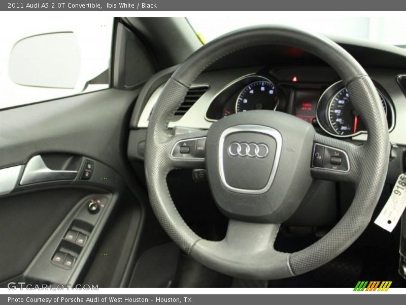 Ibis White / Black 2011 Audi A5 2.0T Convertible