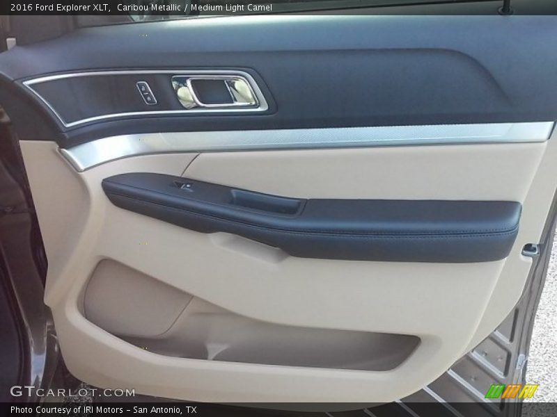 Caribou Metallic / Medium Light Camel 2016 Ford Explorer XLT