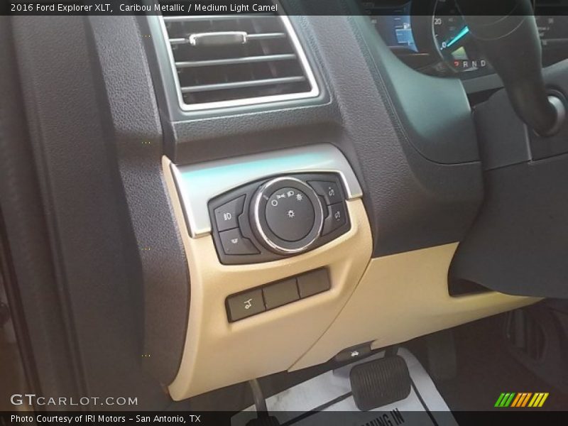 Caribou Metallic / Medium Light Camel 2016 Ford Explorer XLT