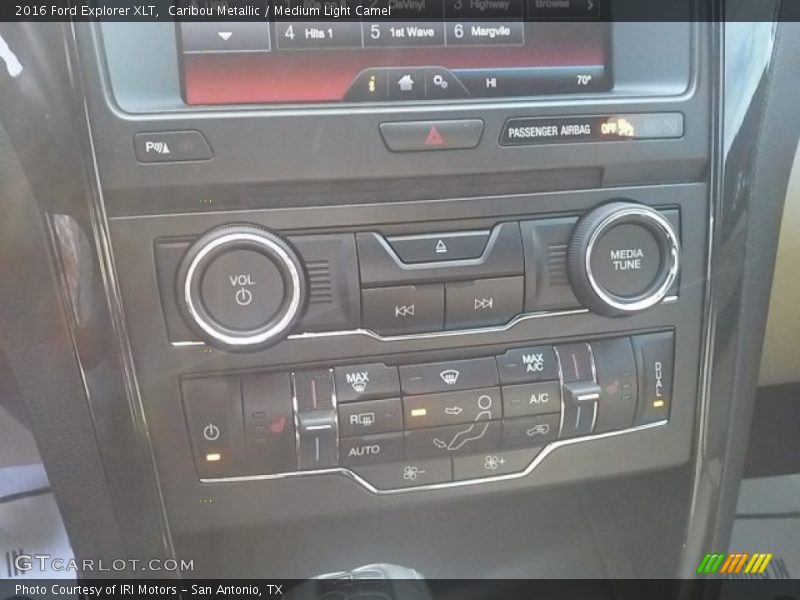 Caribou Metallic / Medium Light Camel 2016 Ford Explorer XLT