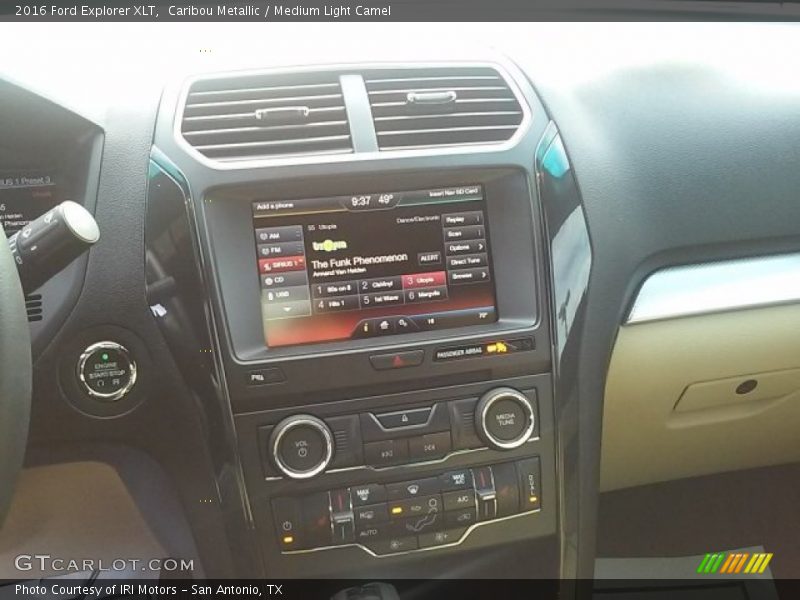 Caribou Metallic / Medium Light Camel 2016 Ford Explorer XLT