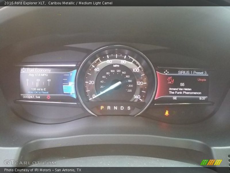 Caribou Metallic / Medium Light Camel 2016 Ford Explorer XLT
