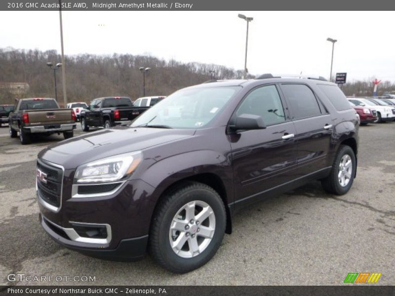 Midnight Amethyst Metallic / Ebony 2016 GMC Acadia SLE AWD