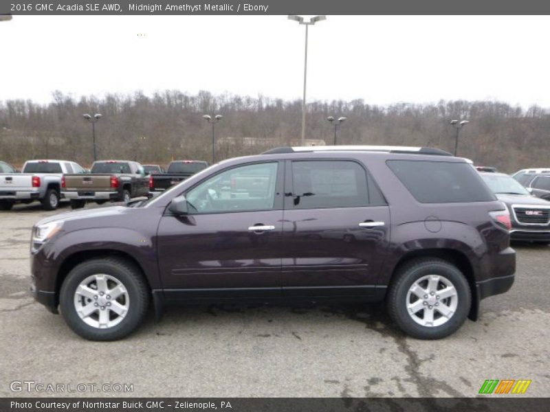 Midnight Amethyst Metallic / Ebony 2016 GMC Acadia SLE AWD