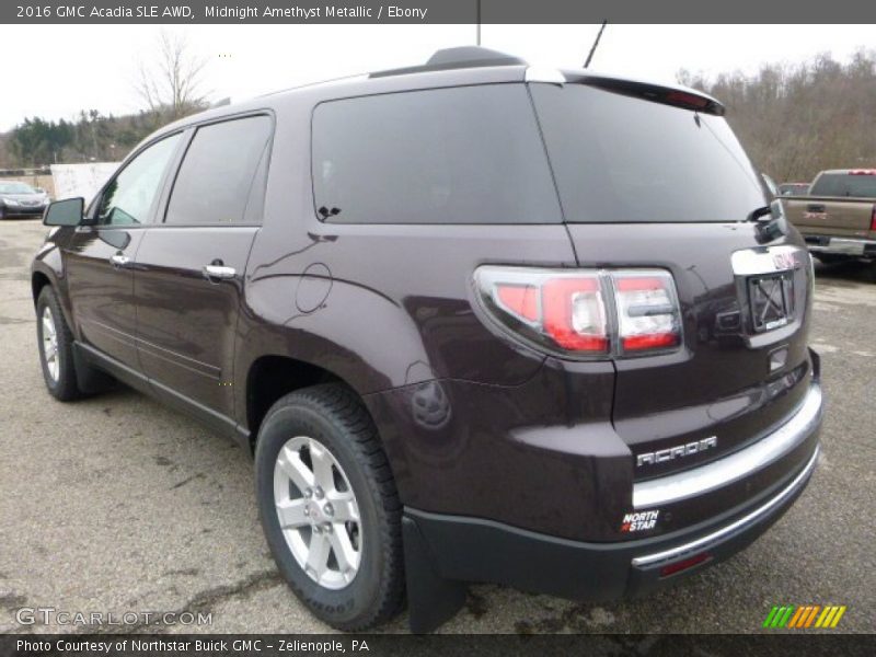 Midnight Amethyst Metallic / Ebony 2016 GMC Acadia SLE AWD