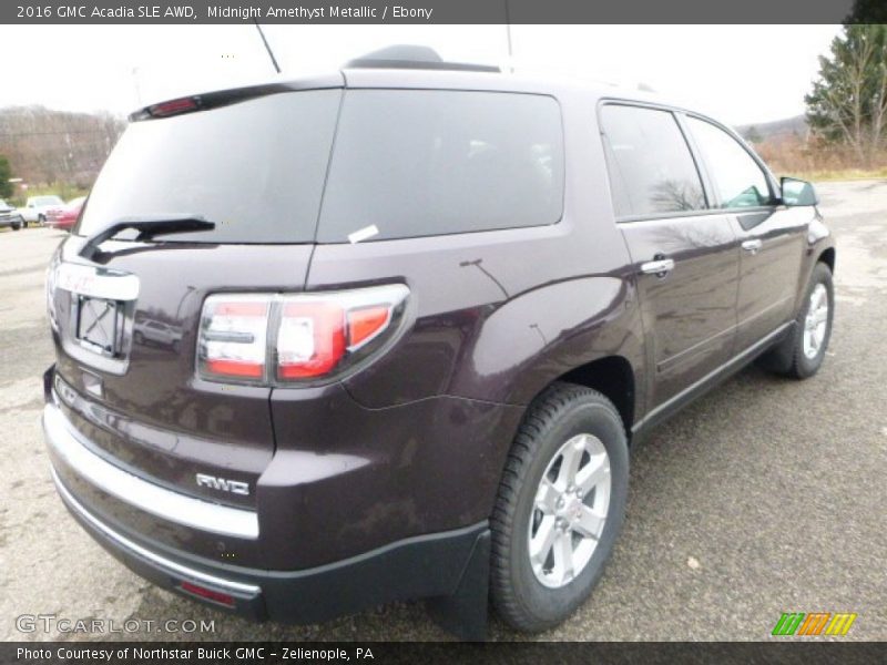 Midnight Amethyst Metallic / Ebony 2016 GMC Acadia SLE AWD