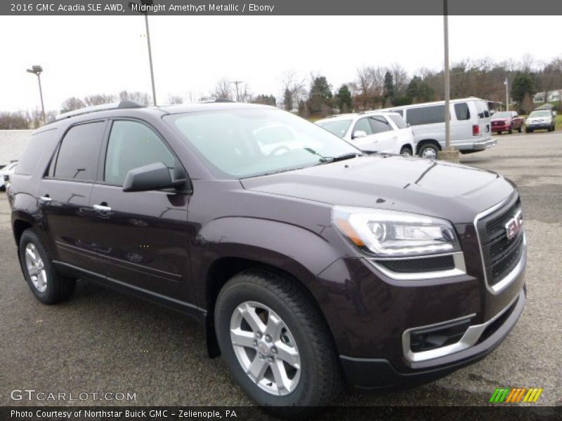 Midnight Amethyst Metallic / Ebony 2016 GMC Acadia SLE AWD