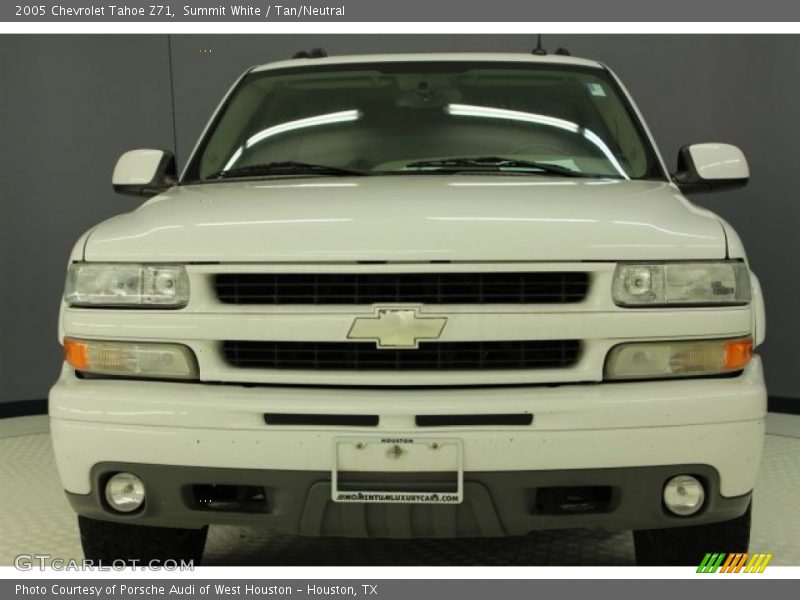 Summit White / Tan/Neutral 2005 Chevrolet Tahoe Z71