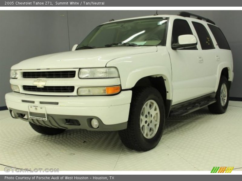 Summit White / Tan/Neutral 2005 Chevrolet Tahoe Z71