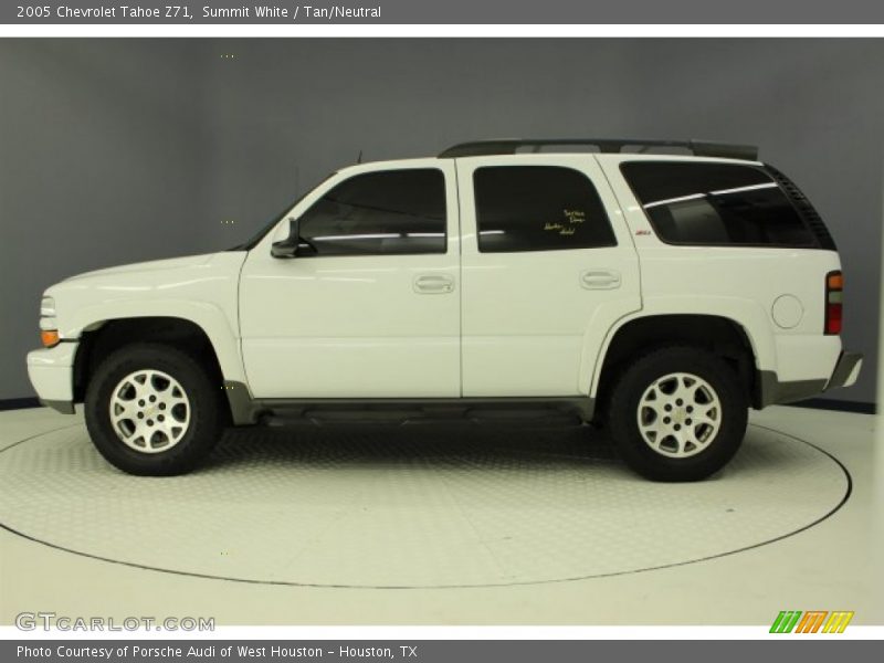 Summit White / Tan/Neutral 2005 Chevrolet Tahoe Z71