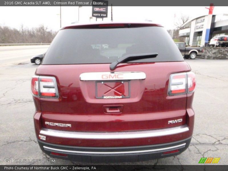 Crimson Red Tintcoat / Ebony 2016 GMC Acadia SLT AWD