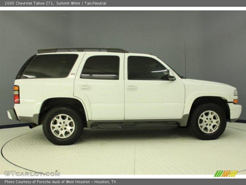 Summit White / Tan/Neutral 2005 Chevrolet Tahoe Z71