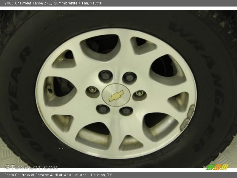 Summit White / Tan/Neutral 2005 Chevrolet Tahoe Z71