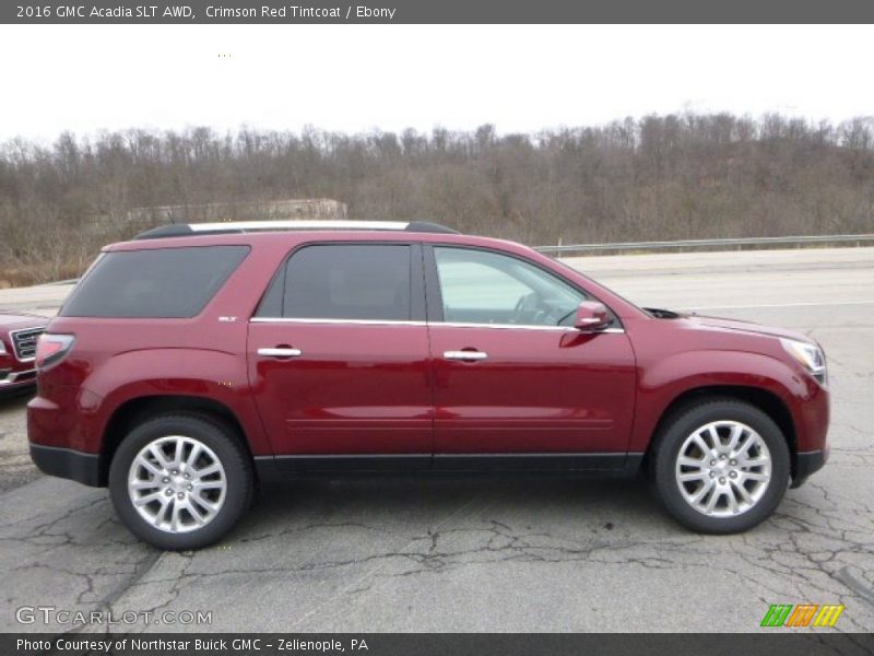 Crimson Red Tintcoat / Ebony 2016 GMC Acadia SLT AWD