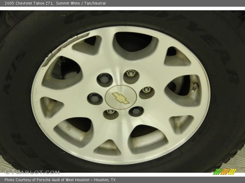 Summit White / Tan/Neutral 2005 Chevrolet Tahoe Z71