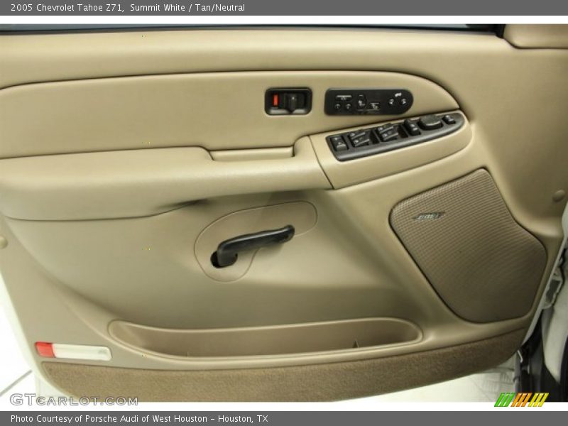 Summit White / Tan/Neutral 2005 Chevrolet Tahoe Z71