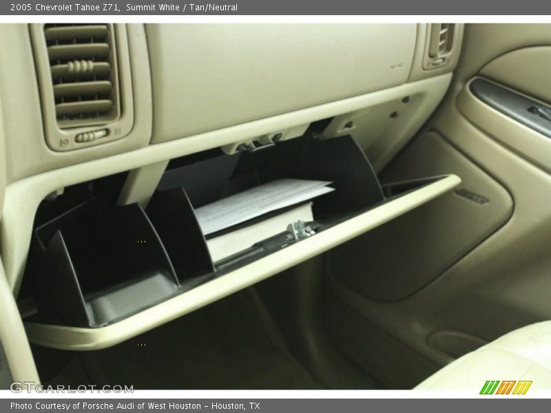 Summit White / Tan/Neutral 2005 Chevrolet Tahoe Z71