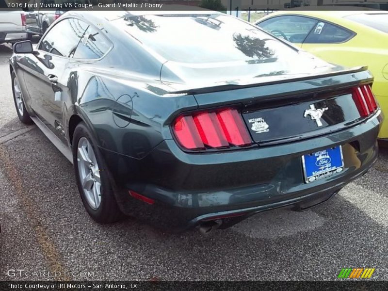 Guard Metallic / Ebony 2016 Ford Mustang V6 Coupe
