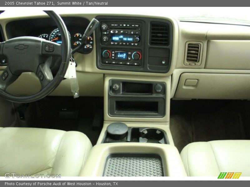 Summit White / Tan/Neutral 2005 Chevrolet Tahoe Z71