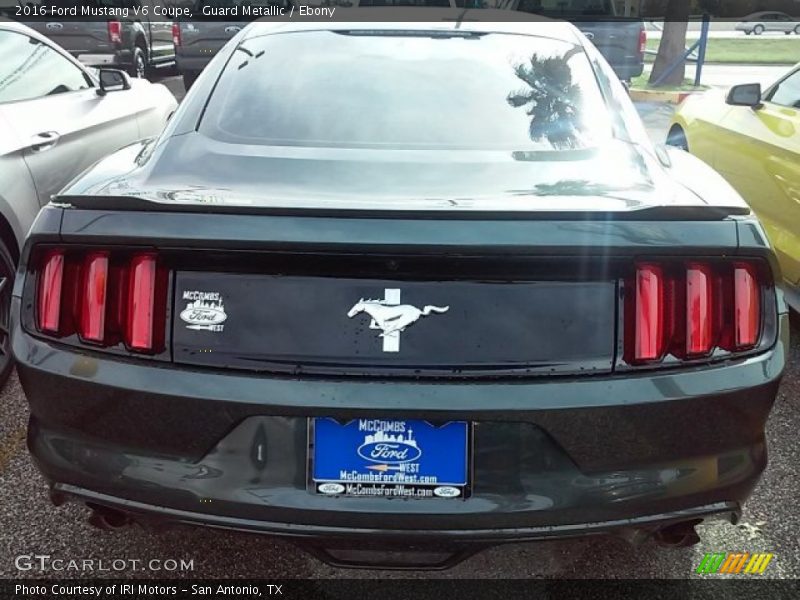 Guard Metallic / Ebony 2016 Ford Mustang V6 Coupe