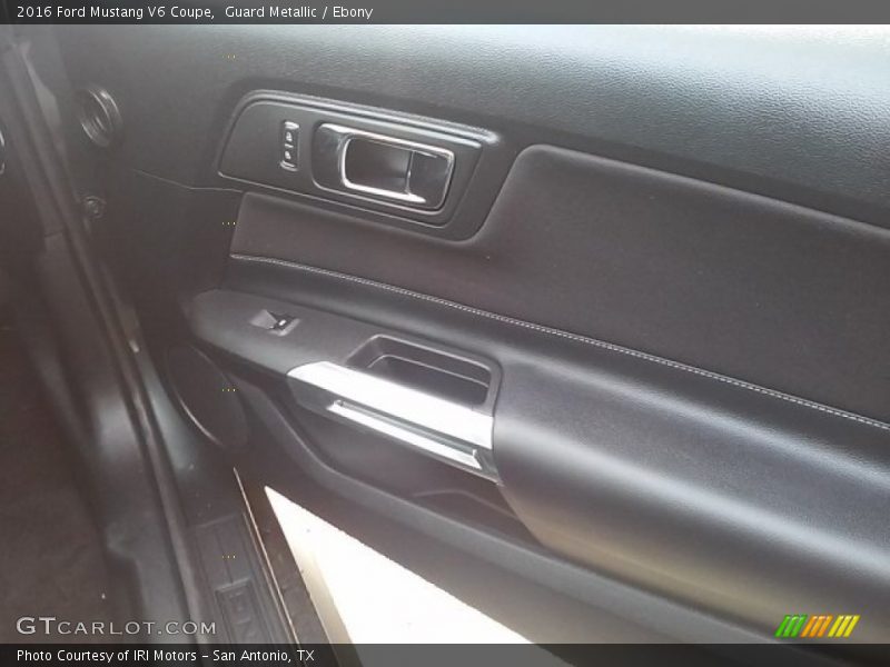 Guard Metallic / Ebony 2016 Ford Mustang V6 Coupe