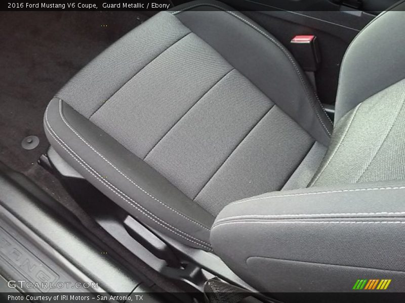 Guard Metallic / Ebony 2016 Ford Mustang V6 Coupe